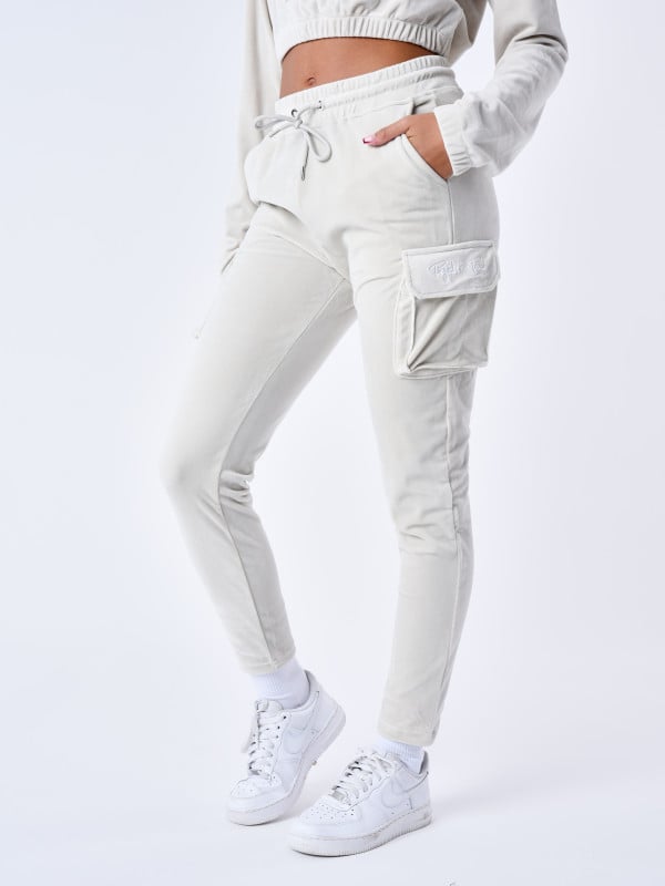 Project X Paris Bas De Jogging Cargo En Velours Signature
