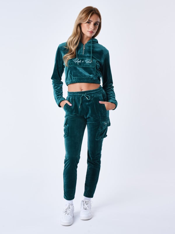 Project X Paris Bas De Jogging Cargo En Velours Signature