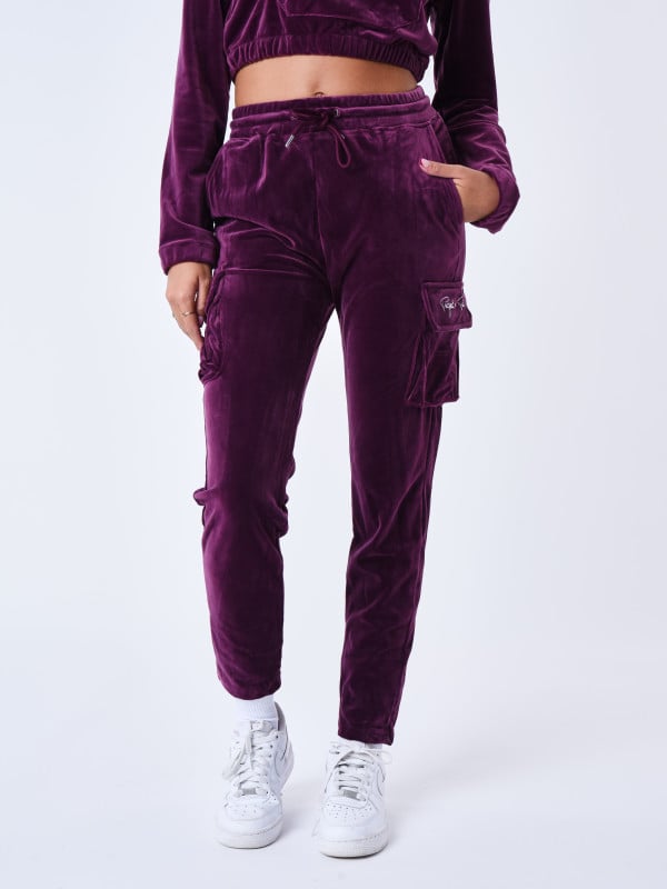 Project X Paris Bas De Jogging Cargo En Velours Signature