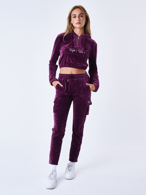 Project X Paris Bas De Jogging Cargo En Velours Signature