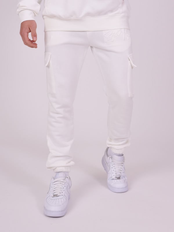 Project X Paris Bas De Jogging Cargo Logo Embossage Relief