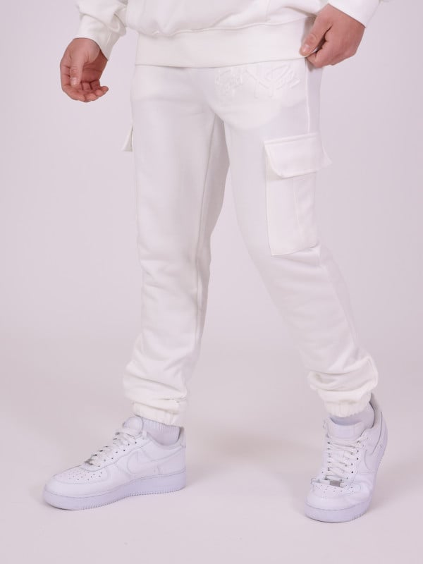 project x paris Bas de jogging cargo logo embossage relief