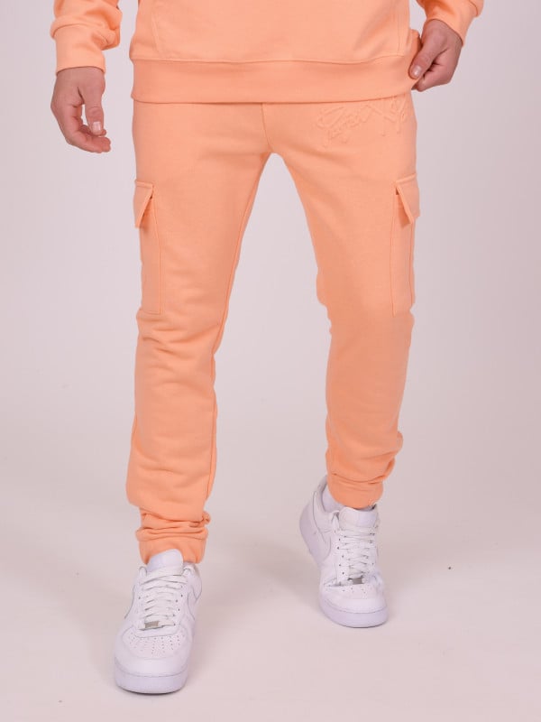Project X Paris Bas De Jogging Cargo Logo Embossage Relief