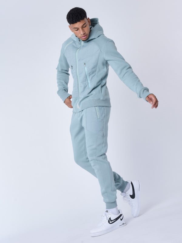 project x paris Bas de jogging empiècement matelassage