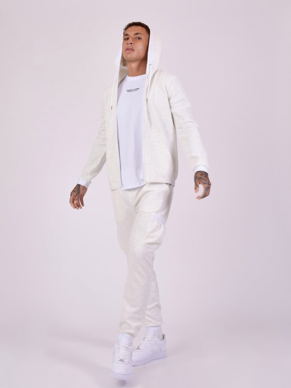 Project X Paris Bas De Jogging En Tissus Texturé Et Details élastique Sport