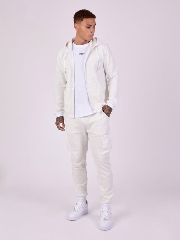 Project X Paris Bas De Jogging En Tissus Texturé Et Details élastique Sport