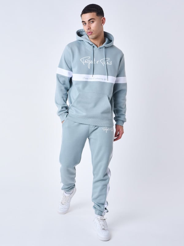 Project X Paris Bas De Jogging Signature Avec Bandes Blanches