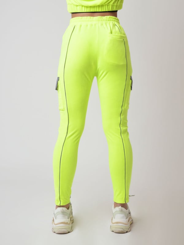 Project X Paris Bas De Jogging Velvet Type Cargo à Piping Réfléchissant