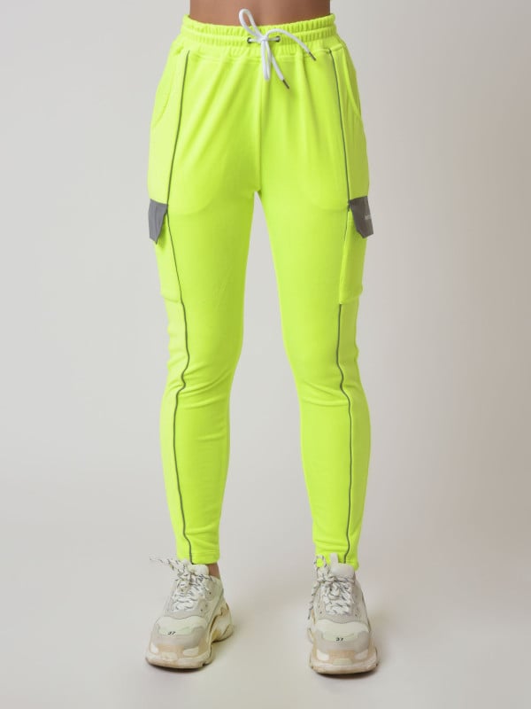 Project X Paris Bas De Jogging Velvet Type Cargo à Piping Réfléchissant