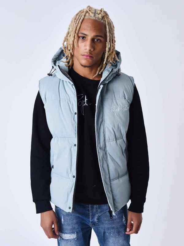 Project X Paris Blouson Matelassé Sans Manches Capuche