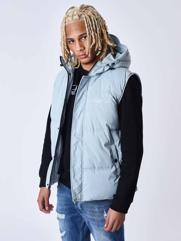 Project X Paris Blouson Matelassé Sans Manches Capuche