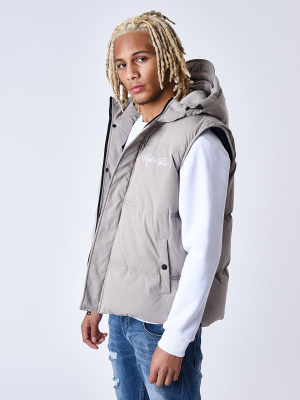 Project X Paris Blouson Matelassé Sans Manches Capuche