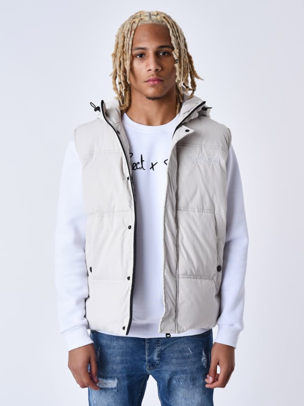 Project X Paris Blouson Matelassé Sans Manches Capuche