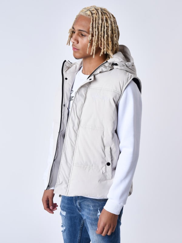 Project X Paris Blouson Matelassé Sans Manches Capuche