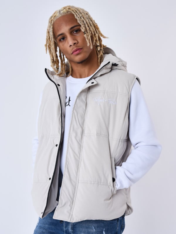 project x paris Blouson matelassé sans manches Capuche