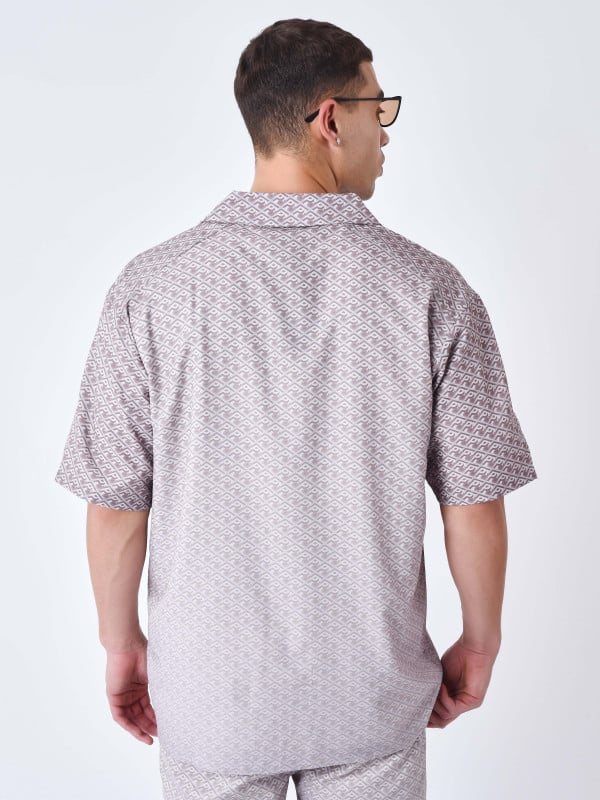 Project X Paris Chemise Imprimé Graphic Gaze Dégradé