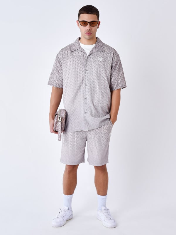 Project X Paris Chemise Imprimé Graphic Gaze Dégradé