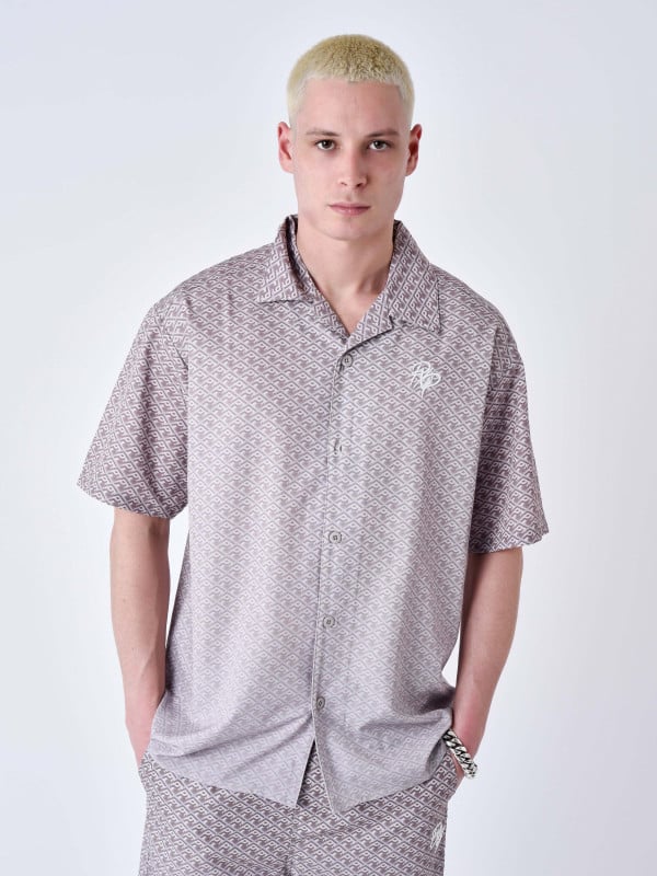 Project X Paris Chemise Imprimé Graphic Gaze Dégradé