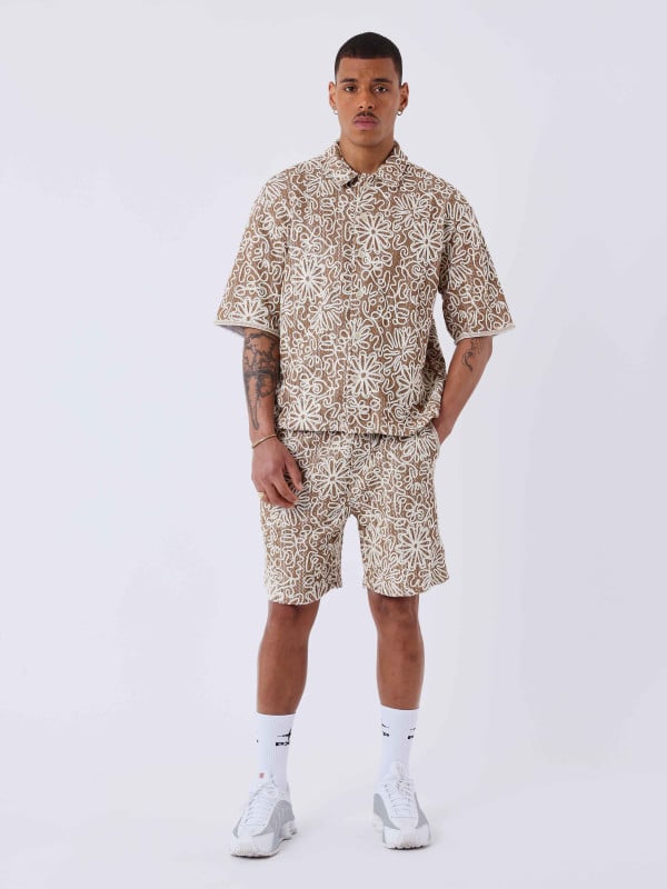 Project X Paris Chemise Kalash X PXP à Motifs Naturel