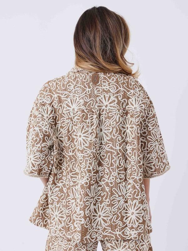 Project X Paris Chemise Kalash X PXP à Motifs Naturel