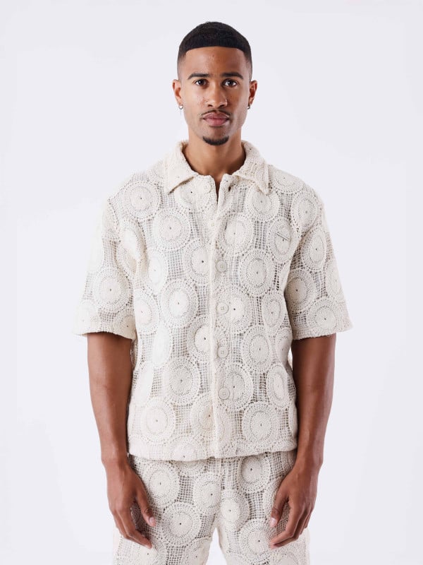 Project X Paris Chemise Kalash X PXP à Patchwork De Broderie