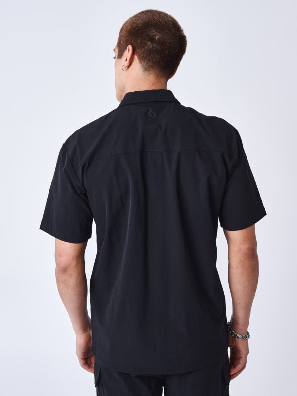 Project X Paris Chemise Manches Courtes Uni Texturé