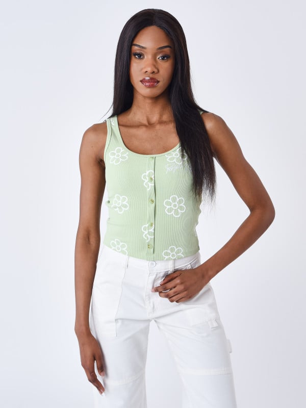 Project X Paris Débardeurs All Over Esquisse Fleurie