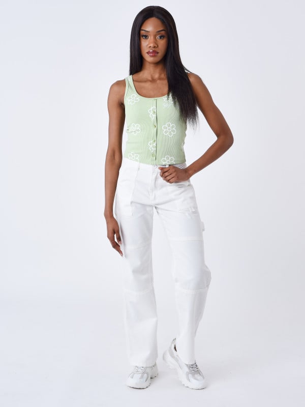 Project X Paris Débardeurs All Over Esquisse Fleurie