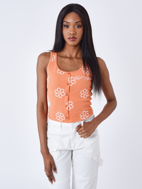 Project X Paris Débardeurs All Over Esquisse Fleurie