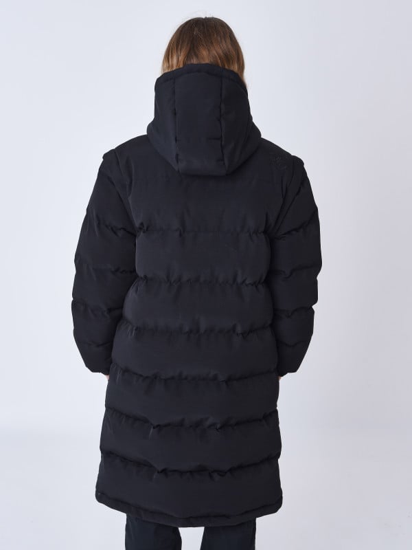 Project X Paris Doudoune Longue Matelassé Manches Amovibles