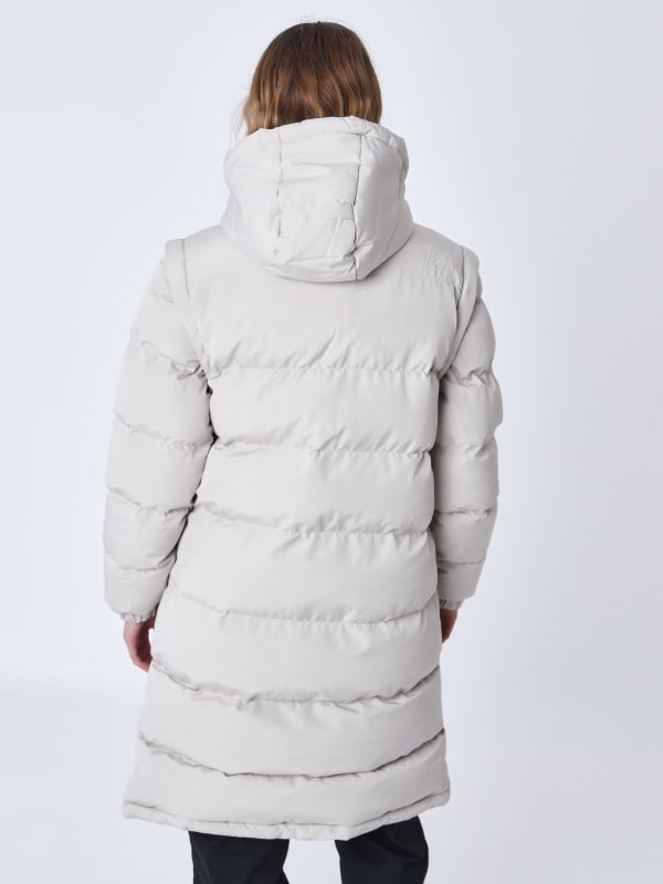 Project X Paris Doudoune Longue Matelassé Manches Amovibles