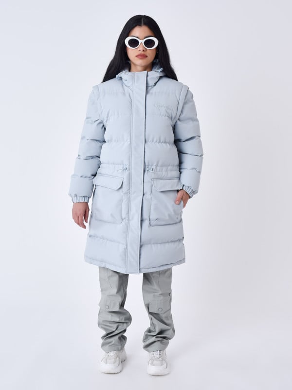 project x paris Doudoune longue matelassé Manches amovibles