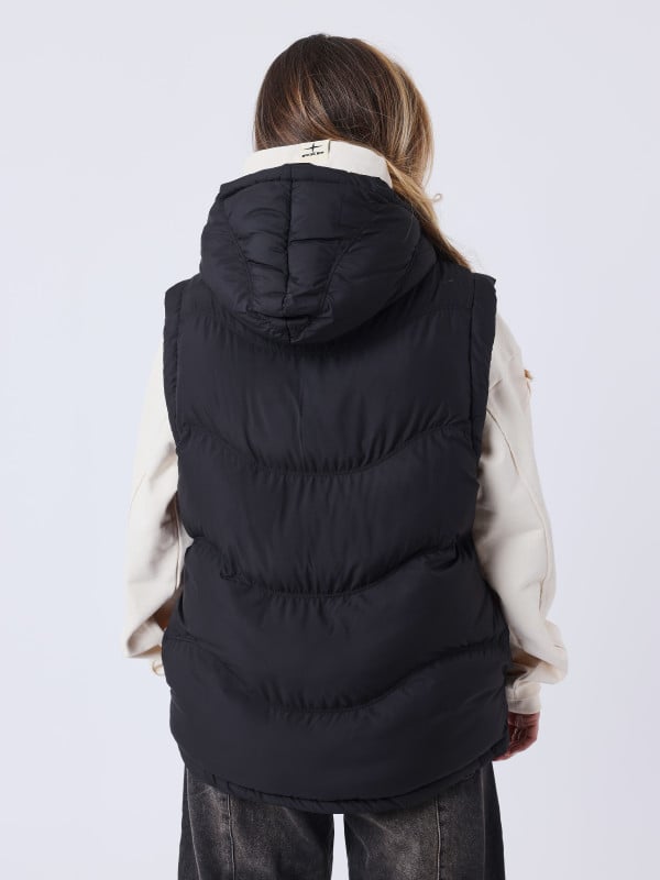 Project X Paris Doudoune Sans Manches à Capuche Vague