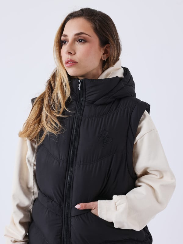 Project X Paris Doudoune Sans Manches à Capuche Vague