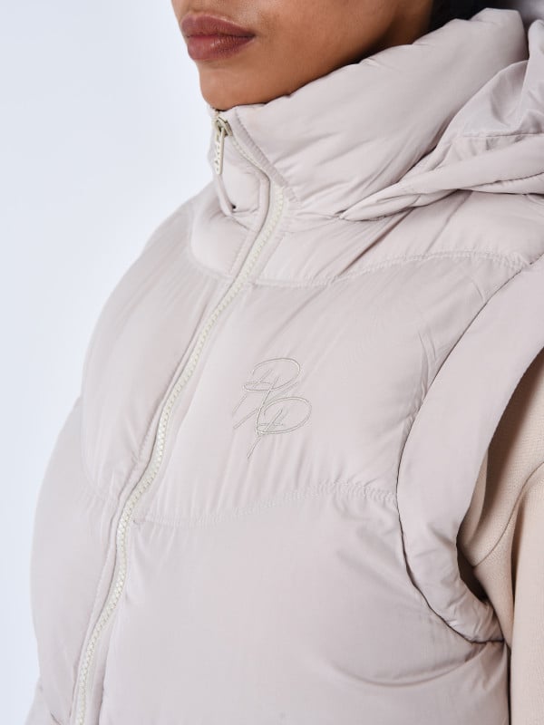 Project X Paris Doudoune Sans Manches à Capuche Vague