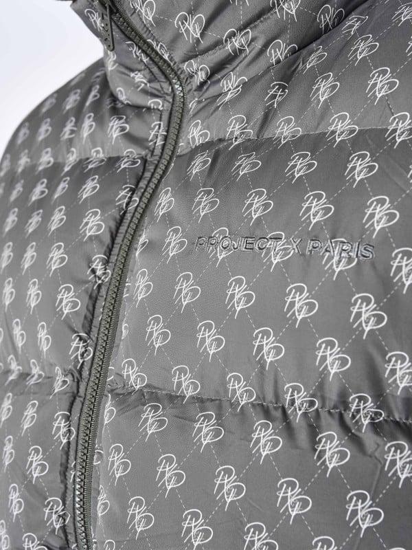Project X Paris Doudoune Sans Manches All Over Monogramme