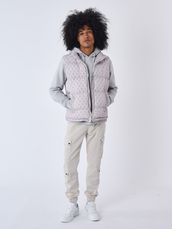 Project X Paris Doudoune Sans Manches All Over Monogramme