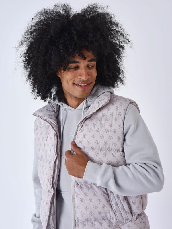 Project X Paris Doudoune Sans Manches All Over Monogramme