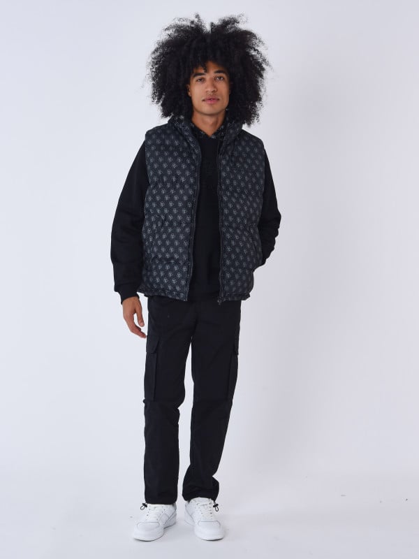 Project X Paris Doudoune Sans Manches All Over Monogramme