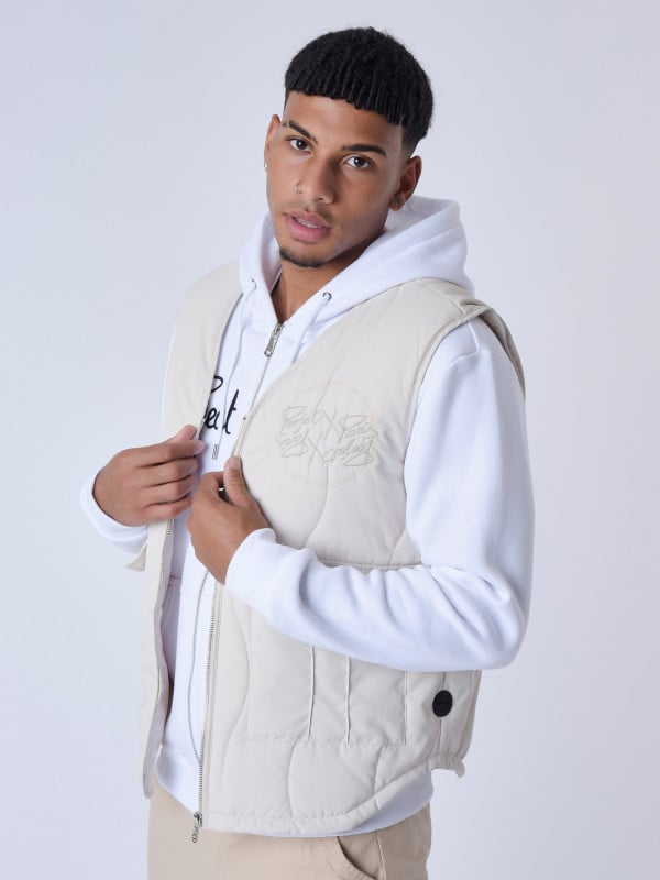 Project X Paris Gilet Sans Manche Matelassage Vague