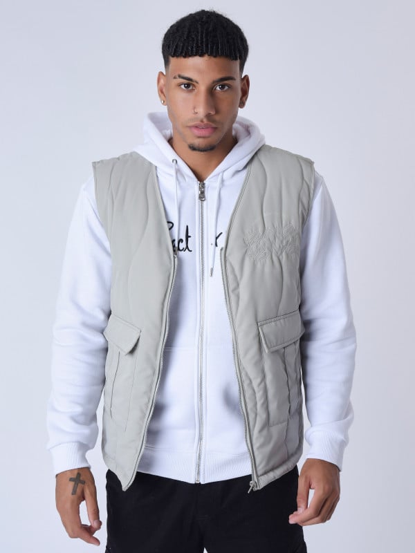 Project X Paris Gilet Sans Manche Matelassage Vague