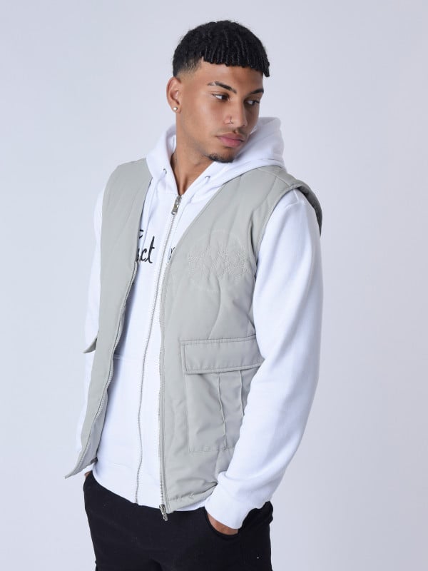 Project X Paris Gilet Sans Manche Matelassage Vague