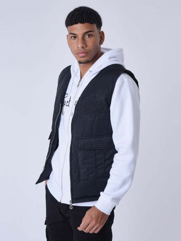Project X Paris Gilet Sans Manche Matelassage Vague