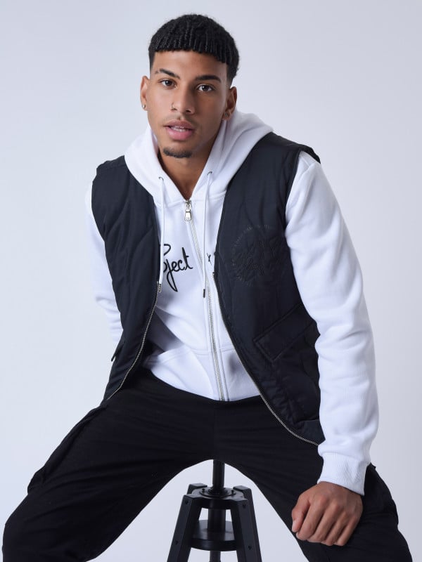 project x paris Gilet sans manche matelassage vague
