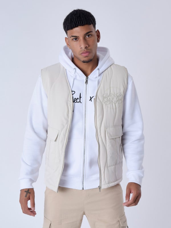 project x paris Gilet sans manche matelassage vague