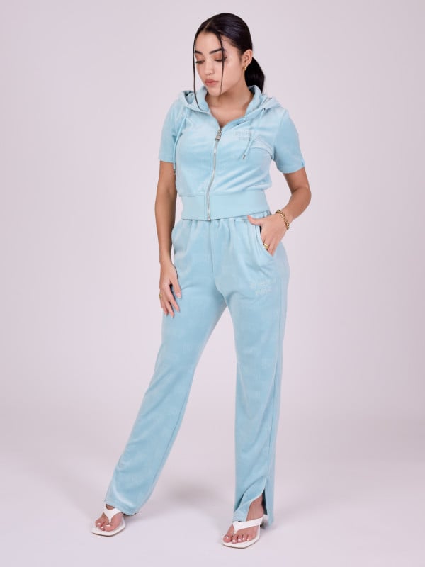 Project X Paris Gilet Zippé Manches Courtes En Velours