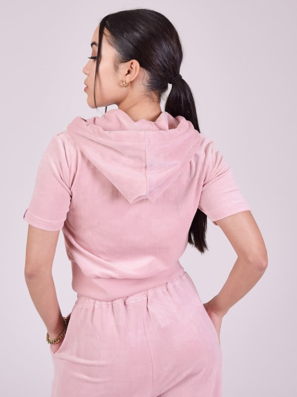 Project X Paris Gilet Zippé Manches Courtes En Velours