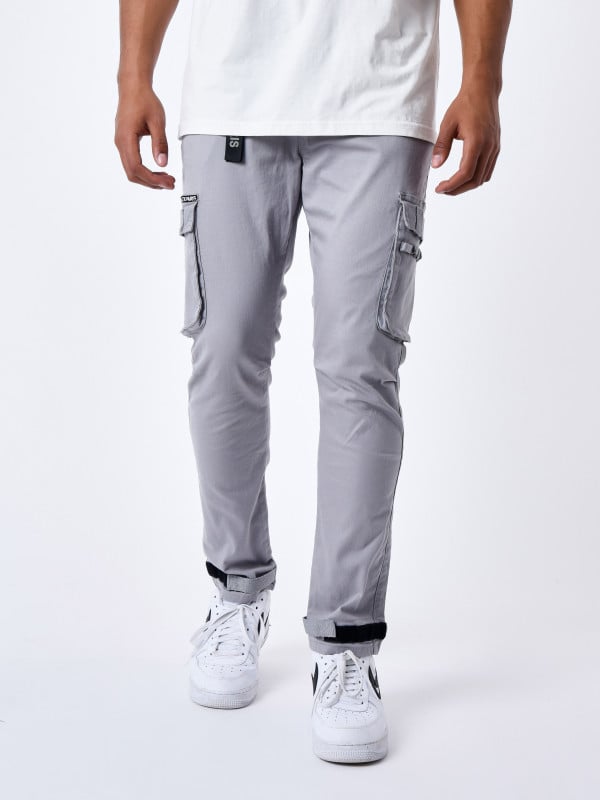 Project X Paris Jean Cargo Poches Et Sangle De Resserrement En Bas