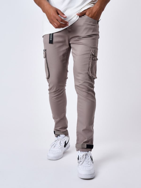 Project X Paris Jean Cargo Poches Et Sangle De Resserrement En Bas