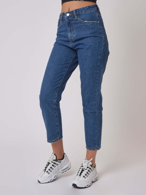 project x paris Jean Mom fit basic bleu longueur 7/8